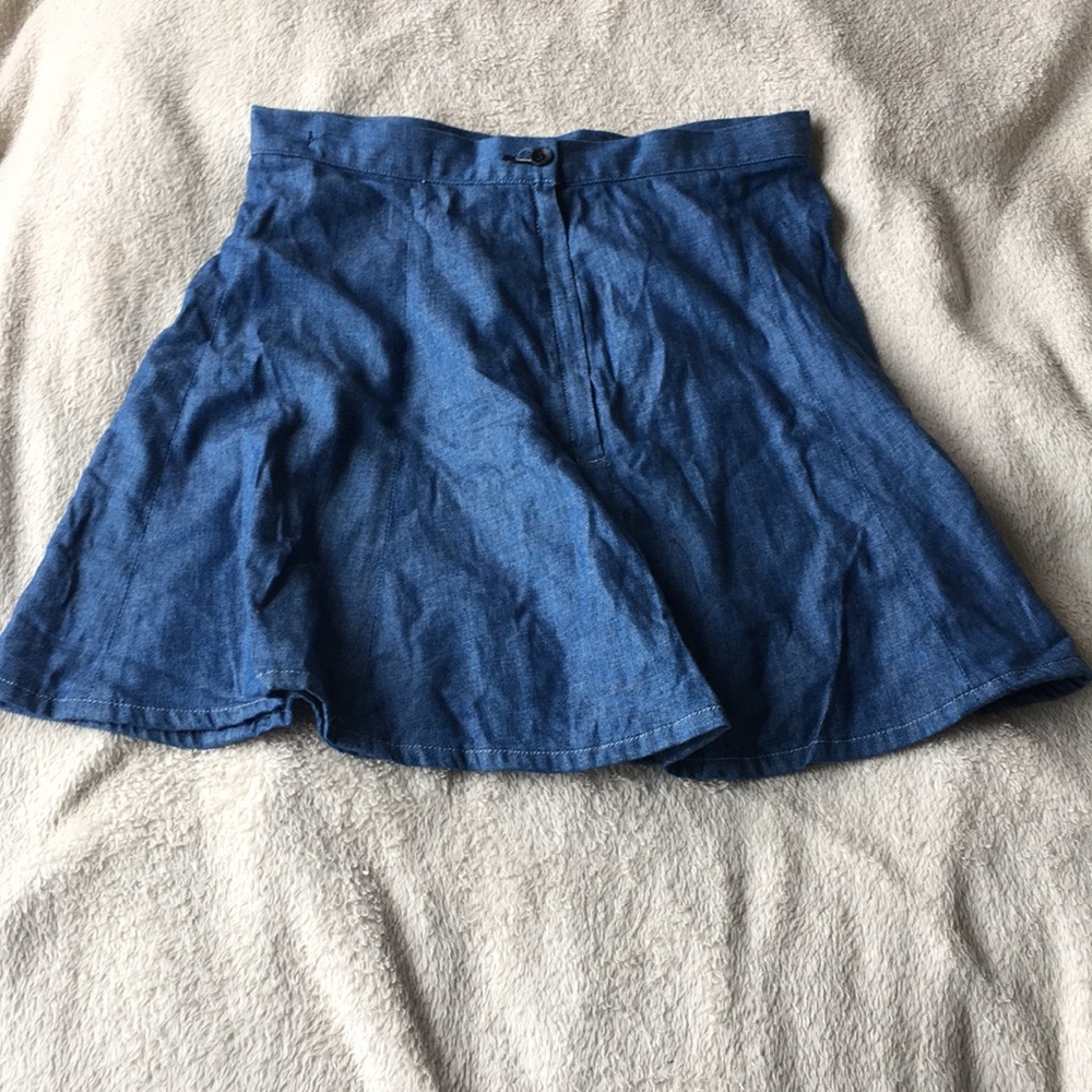 Fun and flowy rag and bone jean skirt